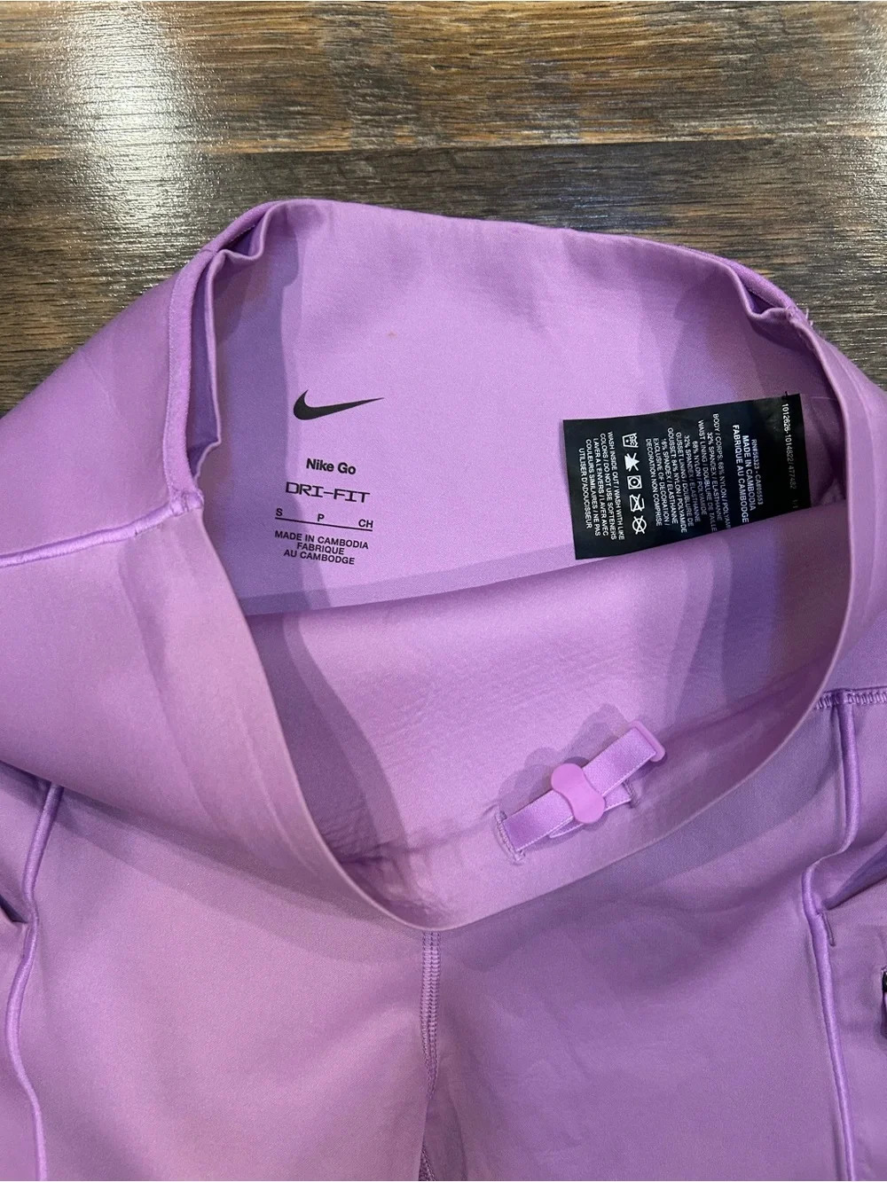 Nike womens Purple and Lavender Athletic Leggings - 2 Pack